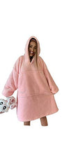 Carica l'immagine nel visualizzatore di Gallery, SNUGGY Felpa Premium Oversize col Cappuccio-Accogliente, Spessa,Calda, Rosa - Ilgrandebazar