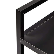 Carica l'immagine nel visualizzatore di Gallery, Amazon Basics - Carrello su ruote, portaoggetti, a tre ripiani, Nero