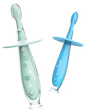 Carica l'immagine nel visualizzatore di Gallery, Spazzolini Neonati/Bambini, Eccomum Oral Care Set Igiene Spazzolino Silicone... - Ilgrandebazar
