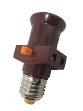 Carica l'immagine nel visualizzatore di Gallery, Portalampada voleuse a vite E27 con interruttore 6 A, 220.00V Lot De 1 Douille