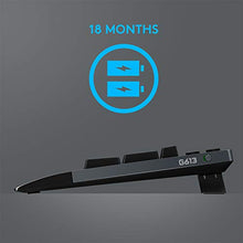Carica l'immagine nel visualizzatore di Gallery, Logitech G613 Tastiera Gaming Meccanica Wireless, Lightspeed Rapida 1 ms 2.4...