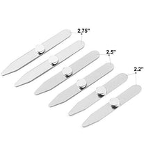Carica l'immagine nel visualizzatore di Gallery, AOLVO, 6 stecche per colletto della camicia in acciaio inox, con 6 3 Sizes - Ilgrandebazar