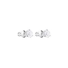 Carica l'immagine nel visualizzatore di Gallery, Swarovski Orecchini Solitaire, Cristallo Bianco, Rodiati, da Donna - Ilgrandebazar