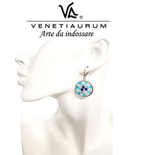 Carica l'immagine nel visualizzatore di Gallery, Venetiaurum - Orecchini donna in vetro originale di Murano e argento 925 -...