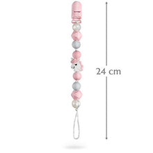 Carica l'immagine nel visualizzatore di Gallery, PREMYO Catenella Portaciuccio Bimba Unicorno – Perle di One Size, Rosa
