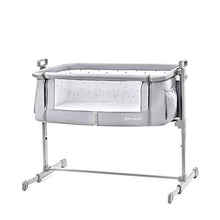 Carica l'immagine nel visualizzatore di Gallery, Kinderkraft Culla da Affiancare NESTE, Lettino Co-Sleeping, Regolabile Grigio