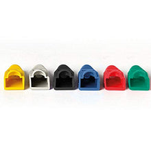 Carica l'immagine nel visualizzatore di Gallery, WY40201 - Copri Plug RJ45 8P8C con serracavo, multicolor (Kit da 60 pezzi)