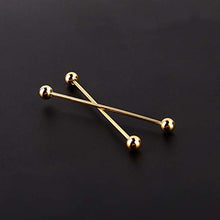 Carica l'immagine nel visualizzatore di Gallery, Collare Pin Camicia da 2 Pezzi a Forma della Doppia Palla Rotondo, Colletto... - Ilgrandebazar