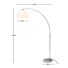 Carica l'immagine nel visualizzatore di Gallery, Brilliant Vessa E27 LED Cromo, Bianco illuminazione da pavimento - Ilgrandebazar