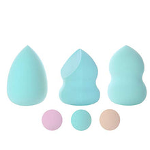Carica l'immagine nel visualizzatore di Gallery, Spugnette Make Up Spugnetta Soffice Make-up Trucco Makeup Senza Acquamarina