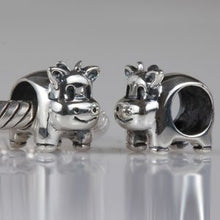 Carica l'immagine nel visualizzatore di Gallery, Andante-Stones Argento massiccio Sterling 925 originale Perlina Bead "Mucca"... - Ilgrandebazar