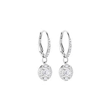 Carica l'immagine nel visualizzatore di Gallery, Swarovski Orecchini A Buco Sparkling Dance Round, Cristallo Bianco, Rodiati,... - Ilgrandebazar