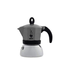 Carica l'immagine nel visualizzatore di Gallery, Bialetti Moka Induction, Caffettiera 3 Tazze , Acciaio 3 Tazze, Antracite - Ilgrandebazar