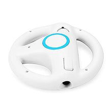 Carica l'immagine nel visualizzatore di Gallery, MPTECK @ 2x Volanti Volante Da Corsa del controller Per Nintendo Wii Remote...