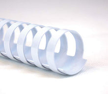 Carica l'immagine nel visualizzatore di Gallery, GBC Dorsi plastici 21A 6mm 100pz - Bianco - 4028193 6 mm