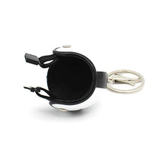 Carica l'immagine nel visualizzatore di Gallery, VmG-Store - Portachiavi Stile retrò con Chiusura Funzionale, Bianco bianco