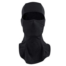 Carica l'immagine nel visualizzatore di Gallery, Passamontagna Cappuccio Moto Protezione UV Traspirante Bandana Nera per...
