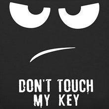 Carica l'immagine nel visualizzatore di Gallery, kwmobile Cover Chiave Auto Fiat Lancia - Don't touch my Key bianco / nero - Ilgrandebazar