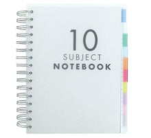 Carica l'immagine nel visualizzatore di Gallery, Paperchase - Quaderni Formato A5 con Divisori per Materie - Confezione da 10 - Ilgrandebazar