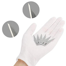 Carica l'immagine nel visualizzatore di Gallery, Gafild cutter di precisione set, 2 Manici e 80 Lame Ricambio lame bisturi... - Ilgrandebazar