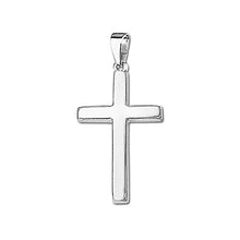 Carica l'immagine nel visualizzatore di Gallery, Clever Gioielli Set di ciondolo a forma croce in argento 18 mm semplice... - Ilgrandebazar