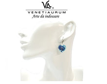 Carica l'immagine nel visualizzatore di Gallery, Venetiaurum by Linea Italia - Orecchini donna in vetro originale di Murano e...