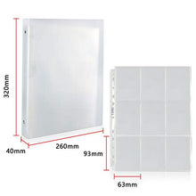 Carica l'immagine nel visualizzatore di Gallery, Lictin Raccoglitore Carte - Card Binder 30 Pagine,Maximum 540 Cards per L - Ilgrandebazar