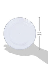 Carica l'immagine nel visualizzatore di Gallery, AmazonBasics - Piatti di plastica, monouso - Confezione da 100 pezzi, 19 cm - Ilgrandebazar