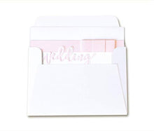 Carica l'immagine nel visualizzatore di Gallery, Wedding - Matrimonio - super bianco - traforato - biglietto d'auguri... - Ilgrandebazar
