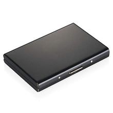 Carica l'immagine nel visualizzatore di Gallery, Vicloon Porta Carte, RFID e NFC Blocking Tessere Credito in 1 Pz Nero