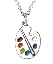 Carica l'immagine nel visualizzatore di Gallery, Lemegeton Fashion colorato di pennelli e Vernice Colorata Palette Ciondolo... - Ilgrandebazar