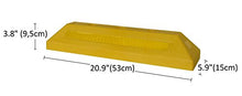 Carica l'immagine nel visualizzatore di Gallery, SNS SAFETY LTD Fermaruota in Plastica per Parcheggi e Garages, Giallo, 53 x... - Ilgrandebazar