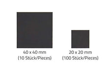 Carica l'immagine nel visualizzatore di Gallery, 110x piastrine magnetiche extra forti 20x20mm e 40x40mm. Magneti - Ilgrandebazar