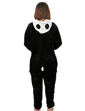 Carica l'immagine nel visualizzatore di Gallery, Très Chic Mailanda Pigiama Animale M per altezza 158-168cm, Nero Panda - Ilgrandebazar