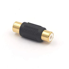 Carica l'immagine nel visualizzatore di Gallery, VCE 6 Pezzi Adattatore audio RCA femmina oro accoppiatore RCA...