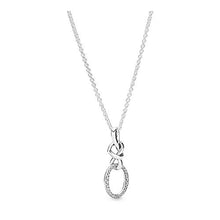 Carica l'immagine nel visualizzatore di Gallery, Pandora Donna argento Collana con ciondolo 398078CZ-60 - Ilgrandebazar