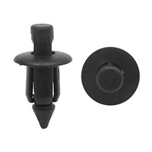 Carica l'immagine nel visualizzatore di Gallery, sourcingmap 30Pcs Nero 6 mm Diametro Foro paraurti Auto parafango Rivetti in...