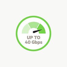 Carica l'immagine nel visualizzatore di Gallery, Belkin F2CD084BT0.8MBK Cavo Thunderbolt 3 da 100 W, USB-C a USB-C, 0.8 m - Ilgrandebazar
