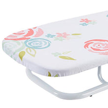 Carica l'immagine nel visualizzatore di Gallery, Amazon Basics - Asse da stiro da tavolo, 77 x 29 cm, Bianco, Floreale