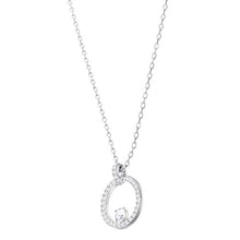Carica l'immagine nel visualizzatore di Gallery, Swarovski Pendente Creativity Circle, Cristallo Bianco, Rodiato, da Donna - Ilgrandebazar