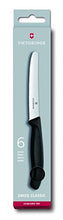 Carica l'immagine nel visualizzatore di Gallery, Victorinox Coltello da tavola con lama 11 cm a manico nero, Nero - Ilgrandebazar