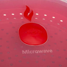Carica l'immagine nel visualizzatore di Gallery, Snips VAPORIERA per microonde - 4 lt 2 Tier Steamer 4L, Roso - Ilgrandebazar