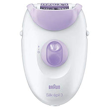 Carica l'immagine nel visualizzatore di Gallery, Braun Silk-épil 3 3-170 Epilatore Elettrico con Cavo e 1 Accessorio, luce Smartlight, Viola