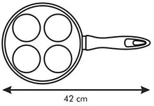 Carica l'immagine nel visualizzatore di Gallery, Tescoma Padella con Quattro Cerchi, Nero, 24.0 Centimeters, Diametro 24 cm