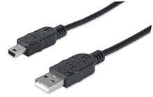 Carica l'immagine nel visualizzatore di Gallery, Manhattan 302340 Cavo USB 3 m A Nero 3 m schwarz