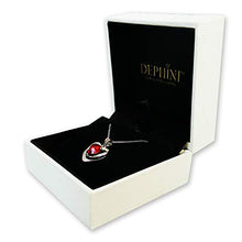 Carica l'immagine nel visualizzatore di Gallery, DEPHINI - Collana con cuore rosso - argento Sterling 925 - pietra... - Ilgrandebazar