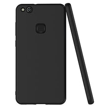 Carica l'immagine nel visualizzatore di Gallery, AICEK Cover per Huawei P10 Lite, Lite Nero Silicone Case Molle di... - Ilgrandebazar