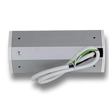 Carica l'immagine nel visualizzatore di Gallery, Pratica presa angolare 2x Schuko USB, alluminio, per cucina, bagno,...