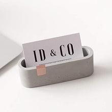 Carica l'immagine nel visualizzatore di Gallery, Atelier Ideco - Display Aziendale Concreto Scheda Grigia E Rosegold Per... - Ilgrandebazar