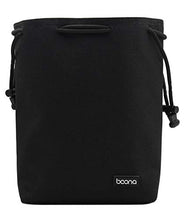 Carica l'immagine nel visualizzatore di Gallery, Baona - Borsa per fotocamera e obiettivo in velluto, Square M, Nero